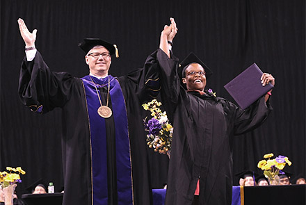 Graduation ceremony at Avila